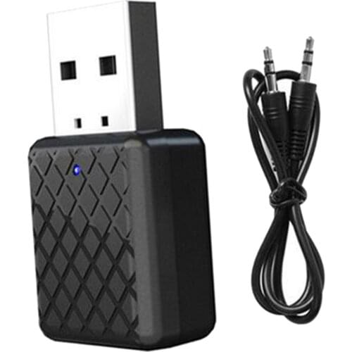 Wireless USB Bluetooth 5.0 Plug & Play Adapter for PC Windows 10/8/8.1 Computer Laptop Phones Game Controllers