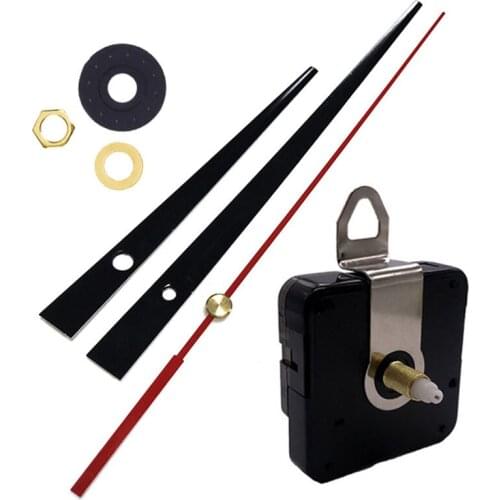 Quartz Clock Movement DIY Wall Clock Movement Mute Electronic Large Clock Movement with Metal Pointer Clock Movement Set