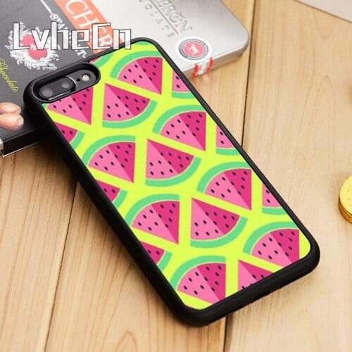 LvheCn Water Mellon Colourful Fruit Phone Case Cover For iPhone 5 6 6s 7 8 plus 11 12 Pro X XR XS max Samsung S7 edge S8 S9 S10