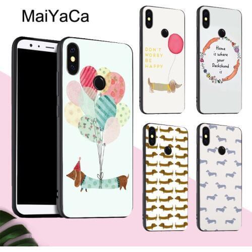MaiYaCa Dachshund Dog Case For POCO X3 F2 Pro Case For Redmi Note 8 Pro 8T 7 9 9S 9A 9C For Mi Note 10 Lite A3