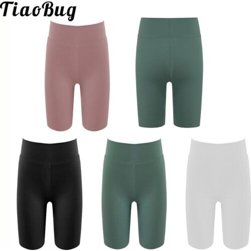 Girls Ballet Dance Elastic Shorts Breathable and Safety Under Short Bike Shorts for Playgrounds Gymnastics
