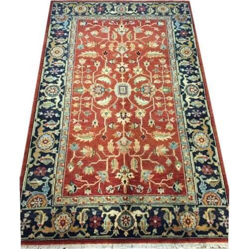 Serapi Rugs Folk Carpet Home Decore Home Decoration Antique Vintage Serapi Natural Sheep Wool