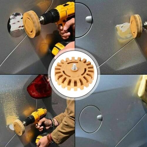 Car Rubber Eraser Wheel Paint Sticker Remover Wheel Decal Glue Tape Cleaner Car Polish Auxiliary Tool
