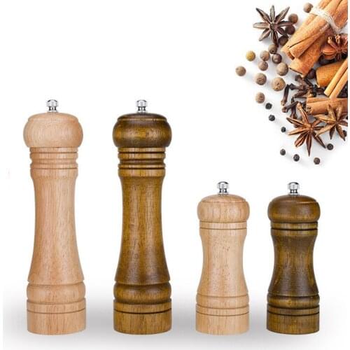 1 Piece Kitchen Manual Grinder Bottle Salt Pepper Mill Grinder Spice Container Condiment Jar Rack