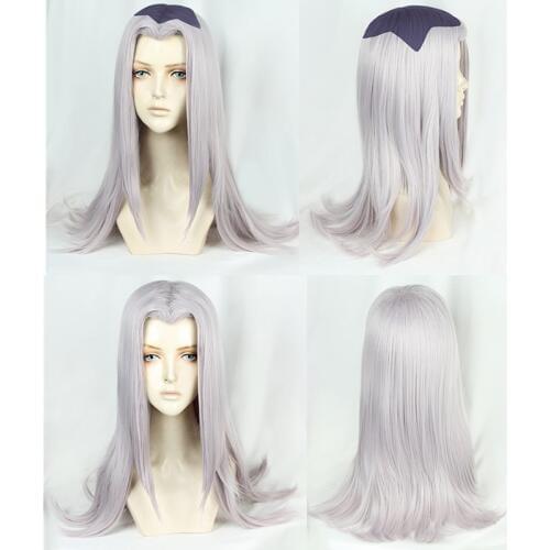 JoJos Bizarre Adventure Leone Abbacchio 60cm Long Heat Resistant Hair Perucas Cosplay Costume Wig + Free Wig Cap