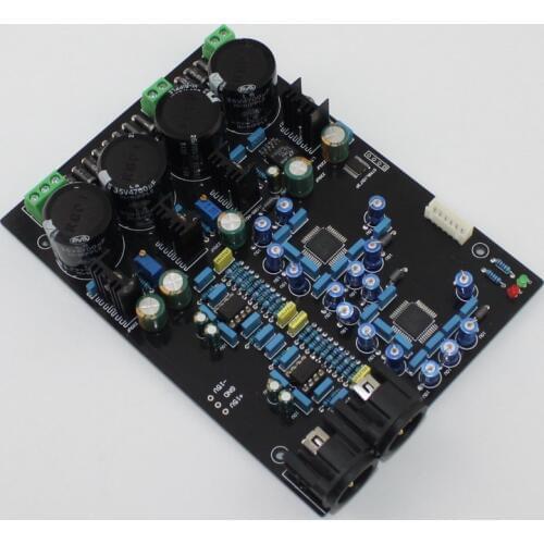 Ak4495 SEQ Dual Chip Decoder Board/2pcs NE5532+2pcs Ak4495 amplifier board/Support 32 bit 768 k decoder amplifier board