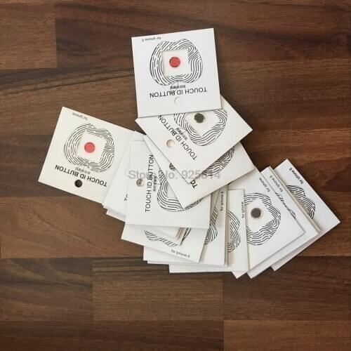 By dhl 1000pcs Aluminium Metal Home Button Protector Key Ring Stickers Fingerprint Support Touch ID For iphone 7 6 6s plus 5 5S
