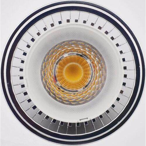 Dimmable 10W COB High power AR111 ES111 QR111 Epistar LED lamp Warm Cold White G53 spotlight DC12V AC85-265V 100LM/W 12pcs/lot