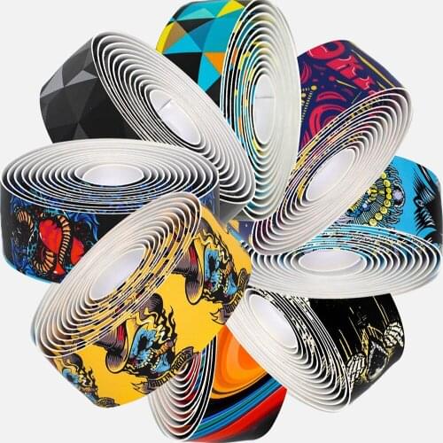 Bicycle Handlebar Tape PU Grip Cover CNC Road Bike Handlebar Straps Anti-skid Shock Sweat Absorption Cycling Accessories