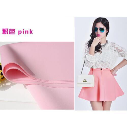 Pink Spandex Fabric Knitted Fabric Interlayer Fabric Skirt Jacket Suits outfit Baseball Jacket 60" wide Sold Bty