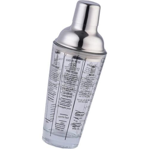 New 400ml Stainless Steel Cocktail Shaker with Scale Mixer Wine For Bartender Drink Party Bar Tools