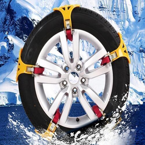 Tire Spikes 1 PC TPU Snow Chains Universal Car Winter Roadway Safety Tire Chains Snow Climbing Mud Ground Anti Slip