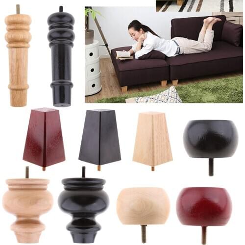 Replacement Furniture Leg, Couch Feet , Sofa Leg, Bed Risers ( Solid Wooden)