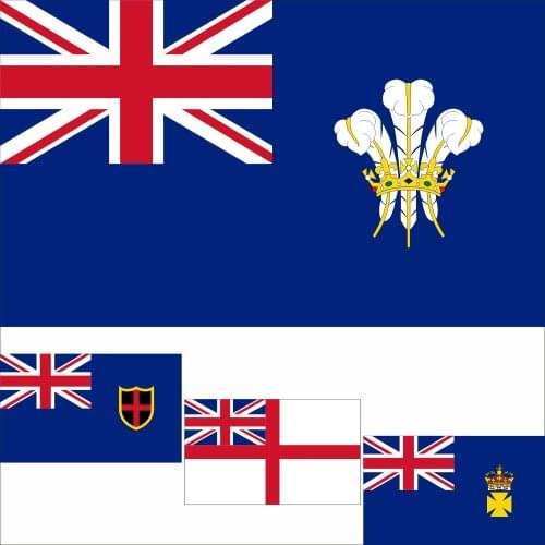 Squadron Naval United Kingdom Yacht Club Ensign Royal flag/Cornwall/St Helier/ Forth/Sussex/British governor Free Shipping