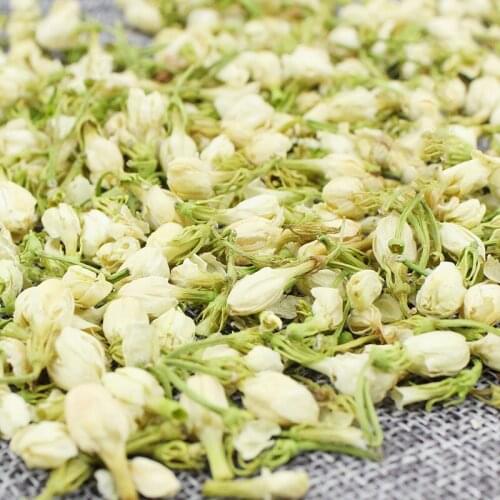 120g Dried Natural Jasmine Flower Buds Dried Flower Sachet Bag Aromatherapy Wardrobe Desiccant Sachet Car Room Air Refreshing