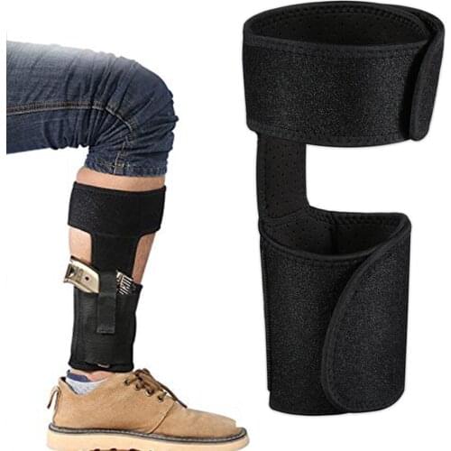 Tactical Ankle Pistol Holster for Concealed Carry Leg Holster with Elastic Fixing Strap Handgun Pouch Gun Bag Concealed Holster