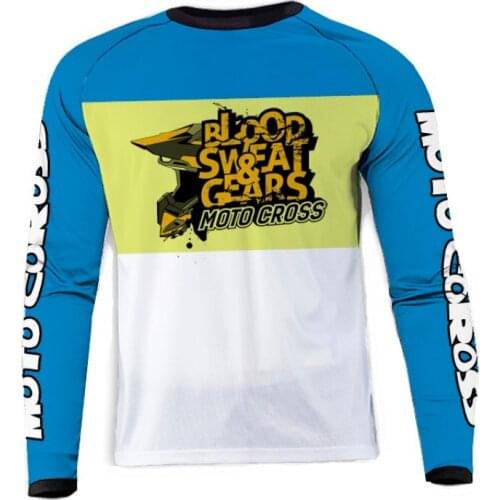2018 Motocross Jersey MTB DH MX moto shirt Thrilling bicycle riding clothes Mountain Racing Bike downhill Jerseys gear Off Road
