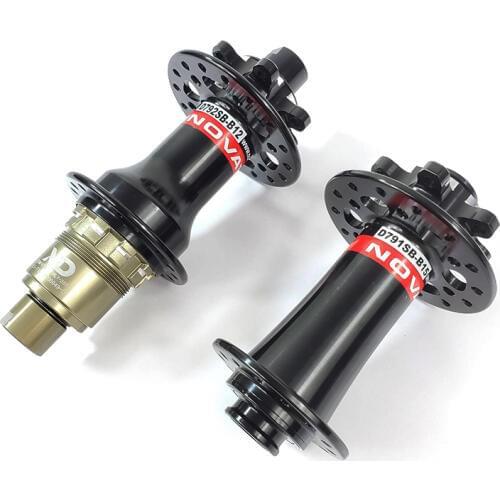Novatec MTB j-hook boost 6 bolt disc hubs D791SB-B15 D792SB-B12 disk brake 28H 32H black 110*15mm 148mm x 12mm bicycle parts