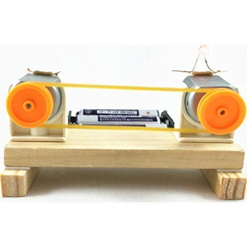 1 set of wooden childrens DIY education learning technology energy conversion experiment model toy