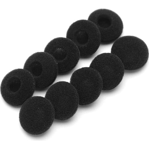 10pcs Wireless Earphone Earbuds Soft Sponge Foam Earpads Ear Sleeve Cover Replacement for MP3 MP4 Mobile Phone Headset