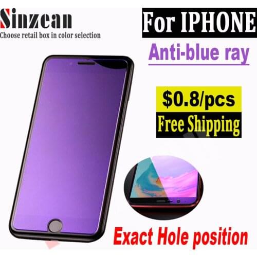 20pcs For IPHONE XS MAX/XR/12 pro max/6/7/8 plus/11 pro max 2.5D Anti purple ray Tempered Glass Screen Protector