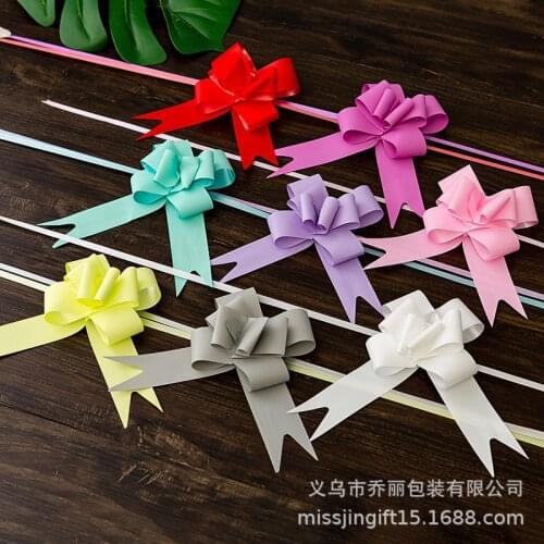 3cm Plain and Elegant Hand Drawn Wedding Flowers Packing Ribbon Flower Drawing Gift Packing Decoration