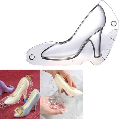 3D Chocolate High Heels Shoe Mold Fondant Cake Mold For DIY Home Baking Pastry Tools Cake Decorating DIY Tool #20