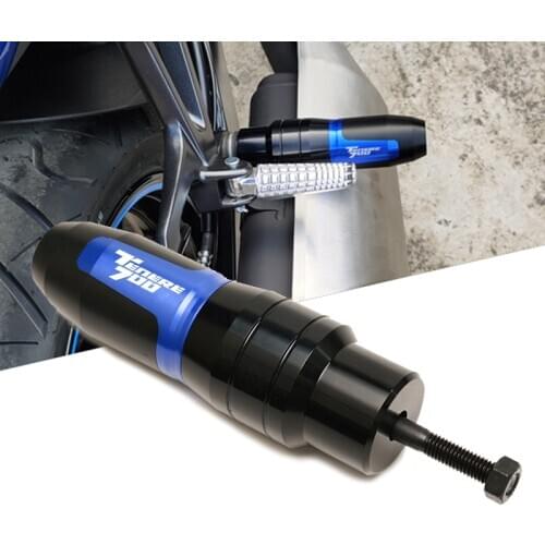 For Yamaha TENERE 700 TENERE700 2019-2020 Motorcycle Accessories CNC Falling Crash Pads Protection Exhaust Sliders Protector