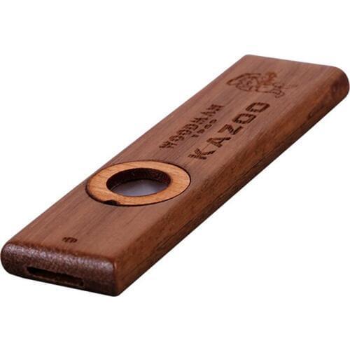 Wooden Kazoo Adult Kids Musical Instruments Accompaniment For Bass Ukulele Guitar Jazz Drum With Aluminum Box Film