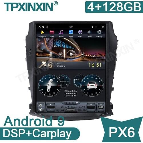 Android 9.0 4+128G PX6 For Changan CS75 2014-2018 Car GPS Navigation Stereo Head Unit Multimedia Player Auto Radio