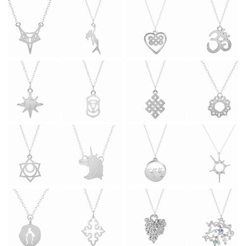 CHENGXUN Multiple Heart Geometric Pendant Necklace for Women Fashion Jewelry Animal Charm Wedding Jewelry Bridesmaid s