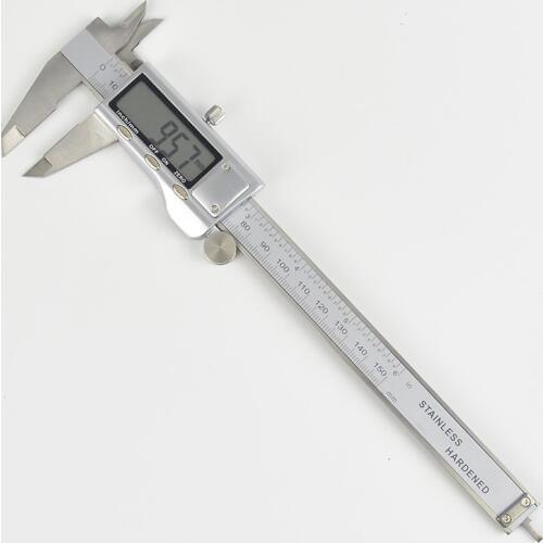 Electronic Digital Caliper Stainless Steel Body with Large LCD Screen, 0-150mm, Inch/Millimeter Conversion, Measuring Caliper