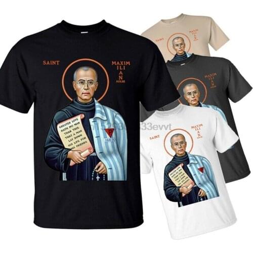 St Maximilian Kolbe V2 Raymund catholic martyr christian T Shirt All sizes S-5XL