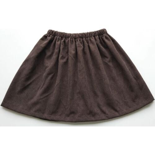 Coffee 2021 New Spring Girls Skirt Autumn Winter Children Clothes Kids Corduroy Skirts Baby Girl Skirt tutu princess Vestido