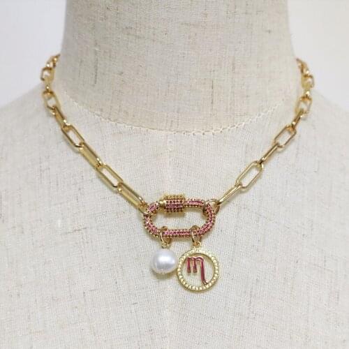 Steampunk Gold-color short necklace fashion shiny spiral buckle pendant ladies exquisite charm choker 2020 New Design Jewelry