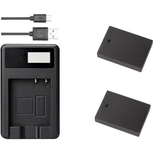 LP-E10, LPE10 Battery+USB Charger for Canon EOS Rebel T3 / 1100D / Kiss X50 and Rebel T5 / 1200D, Rebel T6, EOS 1300D