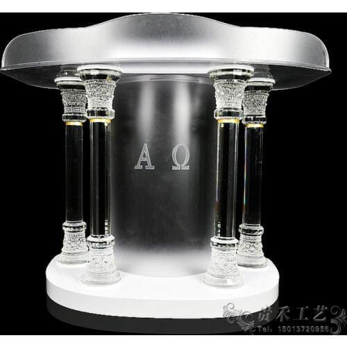 Church Foyer Furniture acrylic Theater Auditorium Furniture Crystal Column Church