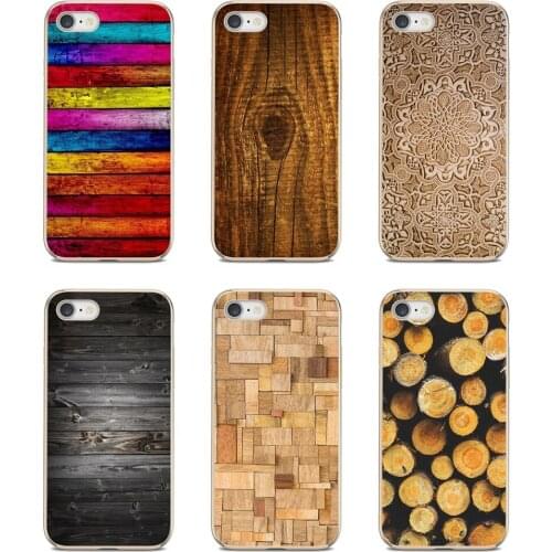 For Huawei Nova 2 2i 3 3i Y3 Y5 Y6 Y7 Y9 Prime 2015 2016 2017 2018 2019 Soft Skin Case Wood-Pattern