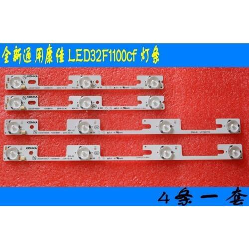 Original 4pcs=1lot LED32F1100CF led backlight 35020126 35020125 (2pcs 4led +2pcs 3led) 1LED =6V