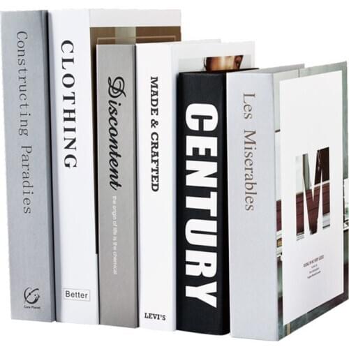 Wholesale INS Fake Book Model For Office Wall Decoration Accessories Photograph Props Wall Hanging Decoration Figurines Crafts