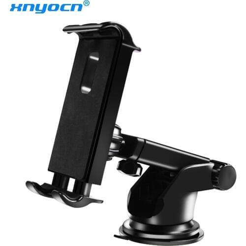 Xnyocn Tablet Phone Stand for IPAD Air Mini 2 3 4 Samsung Strong Suction Tablet Car Holder Stand for 4-10.5 Inch iPhone X Phone