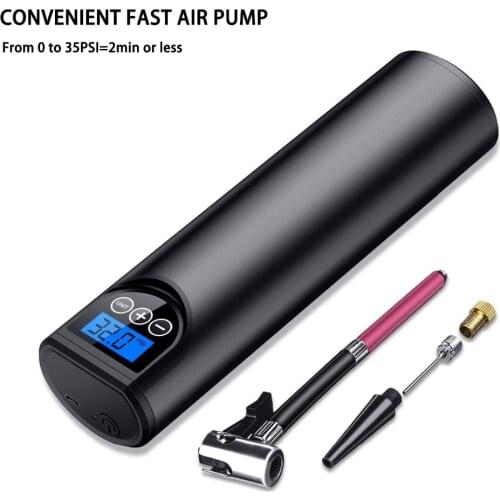 Tyre Inflator Cordless Portable Compressor Digital Car Tyre Pump 12V 150PSI Rechargeable Air Pump for Car Bicycle Tires Balls