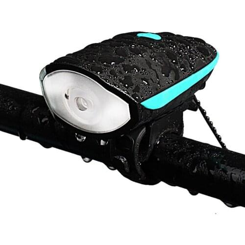 Bike Light USB Rechargeable LED Bicycle Headlight With Horn bell ring MTB Head Light Front Lamp Flashlight Lantern Cycling