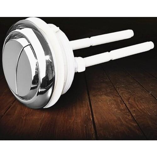 Top diameter 7cm Round Toilet double Push Buttons,ABS Plastic Universal Big Round toilet water tank cover switch dual button