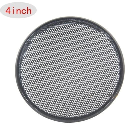 1/2/3/4/5/6 Inch Black Car Speaker Grill Mesh Round Horn Protective Cover Circle Enclosure Net DIY Decorative Accessories