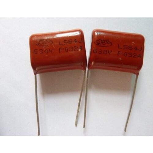 10pcs CBB 564 630V 564J CBB21 0.56uF 560nF P20 Metallized Polypropylene Film Capacitor