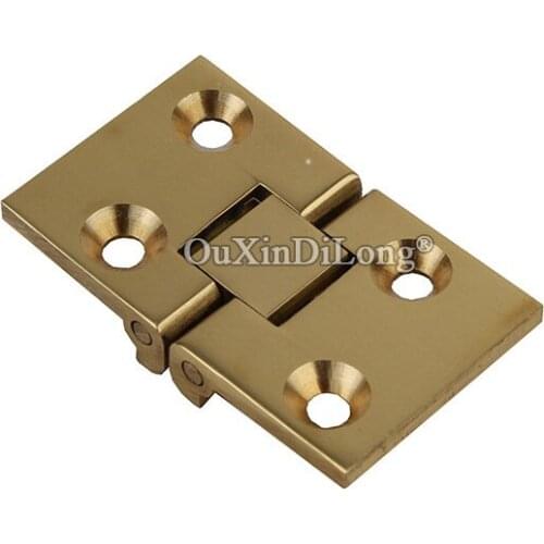 10PCS Furniture Dining Table Round Table Copper Folding Hinges Table Flap Hinge Hidden Bookcase Home Cabinet Hardware GF481