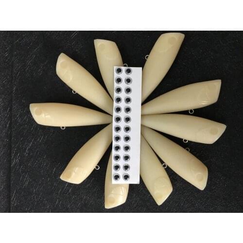 10pcs Unpainted Popperbait Fishing Lure Body 2 1/2 Inch 1/5 OZ Blank lure JS#265