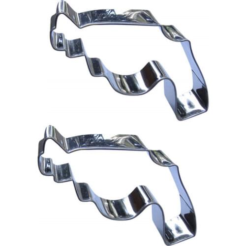 Revolver shape biscuit cutting molds, baking tools, cake decorating soft candy tools