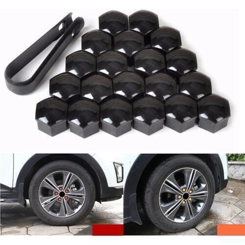 20pcs/set 17mm Car Auto Hub Screw Cover Tire Wheel Screw Bolts Nut Caps Wheel Nut Bolt Head Cover Cap Hub Screw Protector